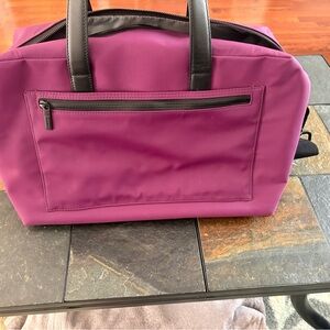 Away Magenta Tote with Black Accents
